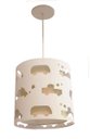 Ver imagem 1 de Lustre Infantil Pendente Recorte Carrinhos 25x25 Crú