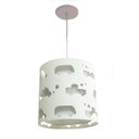 Ver imagem 1 de Lustre Infantil Pendente Recorte Carrinhos 25x25 Branco