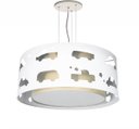 Ver imagem 1 de Lustre Infantil Pendente Recorte Carrinhos 50x16 Crú