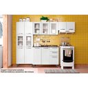 Ver imagem 3 de Cozinha Completa Múltipla 4 Peças (2 Armários + 1 Balcão + 1 Paneleiro) C4P75 Branco - Bertolini