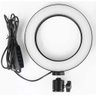 Ring Light Anel de Selfie Iluminador Luz Led Tripé Mesa 16cm 6 Polegadas - 4