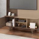 Ver imagem 4 de Estante para TV e Home Theater até 55 Polegadas 136CMX192,5cm Pés em Madeira Maciça Corumbaú