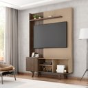 Ver imagem 1 de Estante para TV e Home Theater até 55 Polegadas 136CMX192,5cm Pés em Madeira Maciça Corumbaú