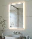 Ver imagem 6 de Espelho jateado iluminado com led quente 60x100cm Woodglass 60x100 jato quente