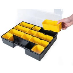 Maleta Organizadora Plástica 17" com Módulos organizadores e divisórias - Tramontina - 3