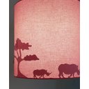 Ver imagem 4 de Lustre Infantil Pendente Safári 25x25 Rosa