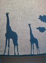 Ver imagem 3 de Lustre Infantil Pendente Safári 25x25 Azul bebê