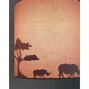 Ver imagem 3 de Lustre Infantil Pendente Safári 25x25 Cáqui