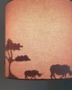 Ver imagem 3 de Lustre Infantil Pendente Safári 25x25 Cáqui