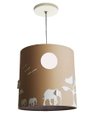 Ver imagem 1 de Lustre Infantil Pendente Safári 25x25 Cáqui