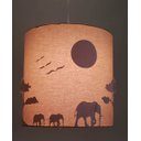 Ver imagem 2 de Lustre Infantil Pendente Safári 25x25 Cáqui