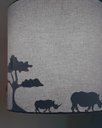 Ver imagem 4 de Lustre Infantil Pendente Safári 25x25 Cinza