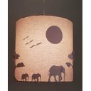 Ver imagem 2 de Lustre Infantil Pendente Safári 25x25 Crú