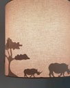 Ver imagem 4 de Lustre Infantil Pendente Safári 25x25 Crú