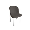 Ver imagem 4 de Kit 2 Cadeiras Sala Jantar Base Aço Cinza Elana Jvb Móveis: Cinza
