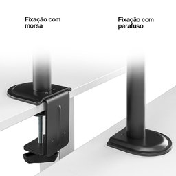 Suporte Monitor 13 a 34 Articulado Ctm11c Central Suportes - 8