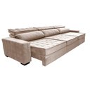 Ver imagem 7 de Sofá Retrátil e Reclinável 3,55m Cama inBox Big Star com SoftGel D40 Velupluma Bege