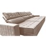 Sofá Retrátil e Reclinável 3,55m Cama inBox Big Star com SoftGel D40 Velupluma Bege - 4