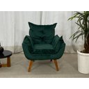 Ver imagem 5 de Poltrona Decorativa 1 Lugar Verde 505 Nobel