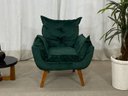 Ver imagem 5 de Poltrona Decorativa 1 Lugar Verde 505 Nobel