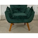 Ver imagem 3 de Poltrona Decorativa 1 Lugar Verde 505 Nobel