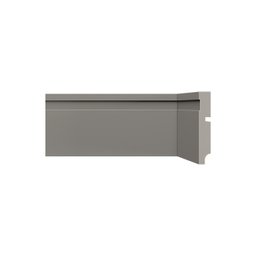 Rodape Poliest 10cm Frisado Cinza Titanium 457 Santa Luzia:cinza Titanium - 1