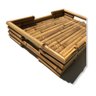 Bandeja Bambu Alça Embutida M 45 x 30 x 8 cms Bambu Palha - 5
