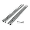 Ver imagem 1 de Corrediça para Gaveta Trilho Telescópico 35cm Par 40kg Aço