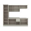 Ver imagem 3 de Cozinha Completa Fineze 10 Portas 2 Gavetas com Tampo 100% MDF Areia Hp - Henn