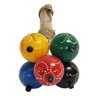 Chocalho Balinês de Bambu com 5 cabeças 26cm - 2