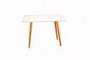 Ver imagem 4 de Aparador Moderno para Sala e Hall de Entrada 90x35x82 cm 4 Pés de Madeira – Mesa Decorativa Branco