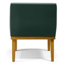 Ver imagem 6 de Poltrona Decorativa Sala de Estar e Recepção Vitória W01 Linho Verde - Mpozenato