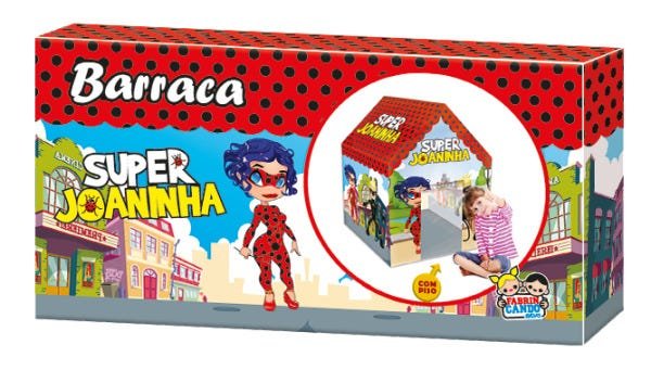 Toca Barraca Casinha Infantil Super Joaninha - 2