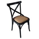 Ver imagem 2 de Cadeira Katrina Assento Rattan Sintético Preto