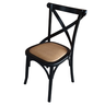 Cadeira Katrina Assento Rattan Sintético Preto - 3
