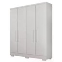 Ver imagem 5 de Guarda Roupa Milly 4 Portas 2 Gavetas Cor:branco