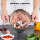 Ver imagem 5 de Multi Triturador de Carne e Legumes 2l Inox 4 Lâminas 110v