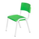 Ver imagem 3 de Mesa Infantil Branca com Cadeira Escolar Verde – Sala de Aula, Creche e Escola