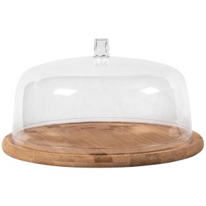 Boleira com Cúpula Natural - 27,5cm