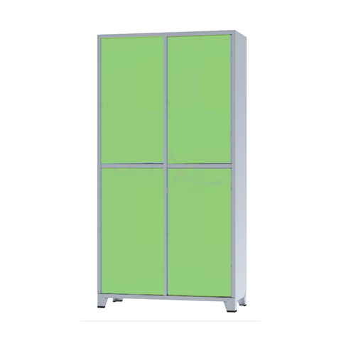 Roupeiro De Aço Insalubre 4 Portas Vestiário Nr 18/24 Locker Verde