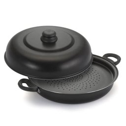 Churrasqueira Para Fogão Assadeira Pizza Grill Antiaderente - 1