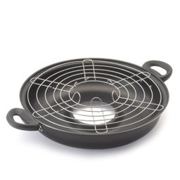 Churrasqueira Para Fogão Assadeira Pizza Grill Antiaderente - 2