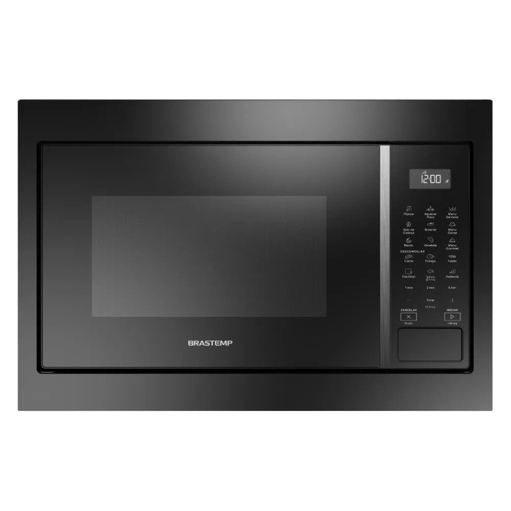 Micro-ondas de Embutir Brastemp 32 Litros Preto 18 Receitas Pré-Programadas 220V BM146AEBNA - 1