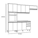Ver imagem 3 de Cozinha Modulada Connect 14 Duna/cristal - Henn