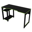 Ver imagem 2 de Mesa Gamer 2 Prateleiras Porta Cpu Preto e Verde