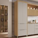 Ver imagem 1 de Paneleiro 2 Portas 2 Gavetas Nesher Marquesa 100% Mdf