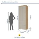 Ver imagem 3 de Paneleiro 2 Portas 2 Gavetas Nesher Marquesa 100% Mdf