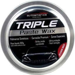 Kit 2 Cera Carnaúba Profissional Triple Wax 300gr Automotiva - 2