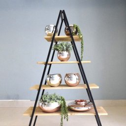 Vaso de Flores Decorativo Prateado| Linha Decorações Formosinha - 3