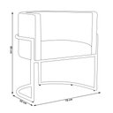 Ver imagem 4 de Kit 2 Poltronas Decorativa Sala de Estar Luana Base Gold Veludo Verde - Montanaris Decor Md Montanar